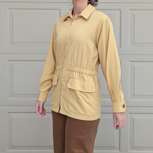 vintage ESPRIT spring weight jacket 90's does 40's S - Picture 9 of 13